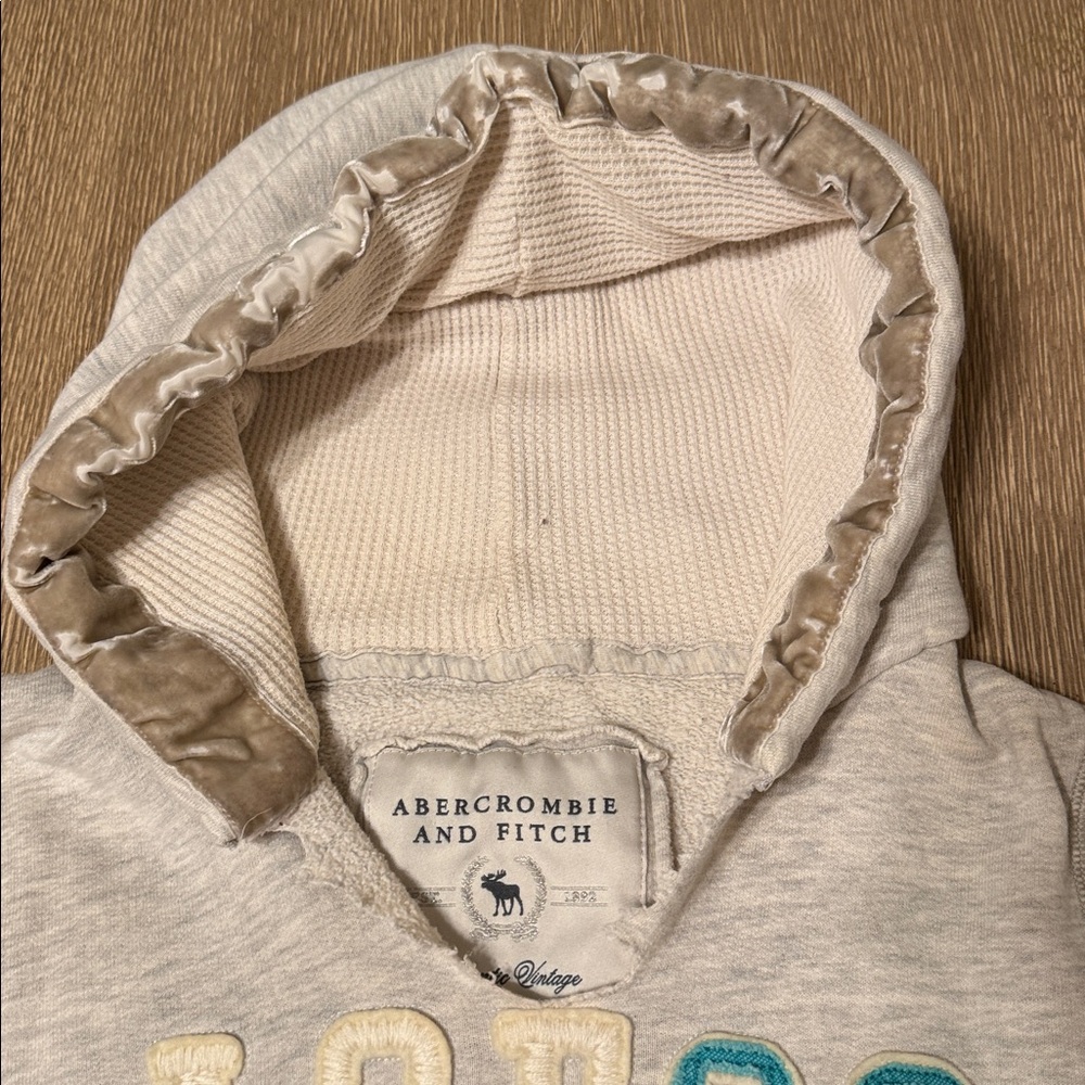 Y2K Vintage Abercrombie&Fitch Hoodie Large - Picture 3 of 10